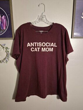 Antisocial Cat Mom T-Shirt